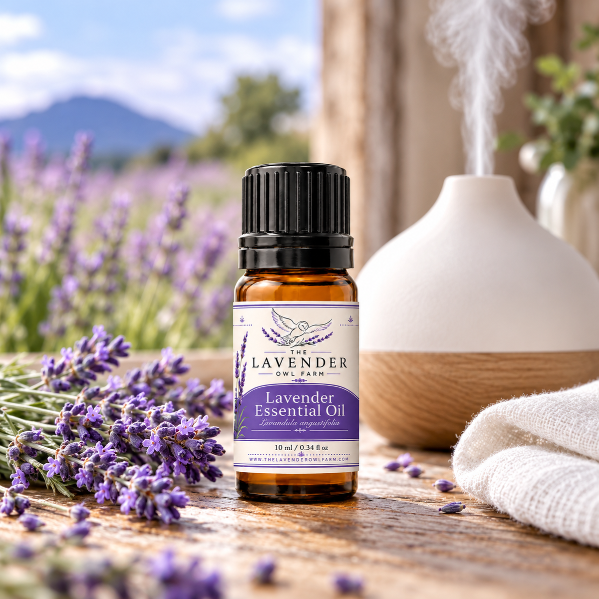 Lavender Essential Oil 10ml | Pure Lavender Oil for Aromatherapy, Diffusers & DIY