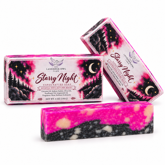Starry Night Handmade Soap | Autumn Magic Artisan Soap
