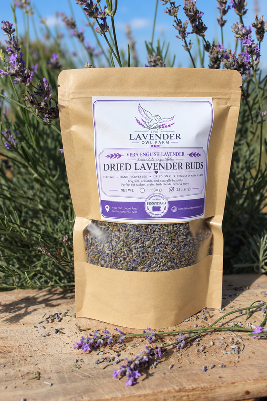 Culinary Grade Dried Lavender Buds | Vera Lavender Flowers | Hand Harvested