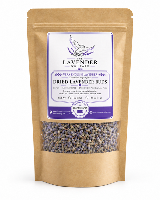 Culinary Grade Dried Lavender Buds | Vera Lavender Flowers | Hand Harvested