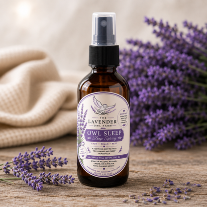 Lavender Sleep Spray | Pillow, Linen & Room Mist | Handmade on Our Pennsylvania Farm