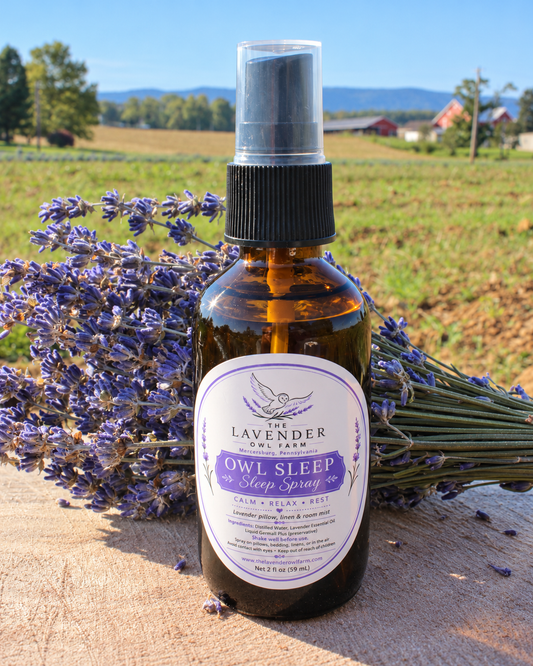 Lavender Sleep Spray | Pillow, Linen & Room Mist | Handmade on Our Pennsylvania Farm