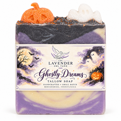 Ghostly Dreams Tallow Soap | Handmade Halloween Soap