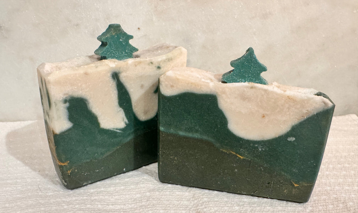 Nordic Christmas Soap | Evergreen Christmas Cold Process Soap