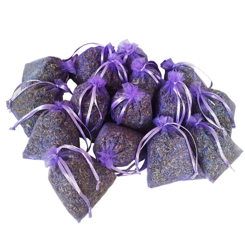 Natural Dried Lavender Sachets 10 Pc