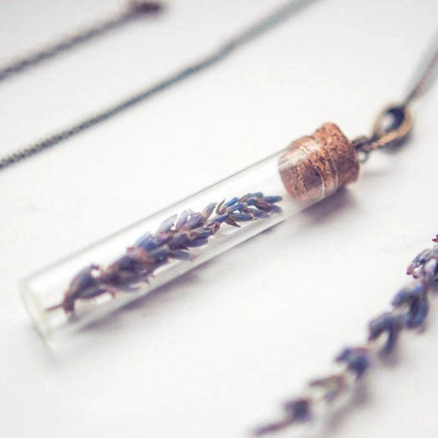 Pressed Flower Terrarium Necklace – Real Botanical Jewelry