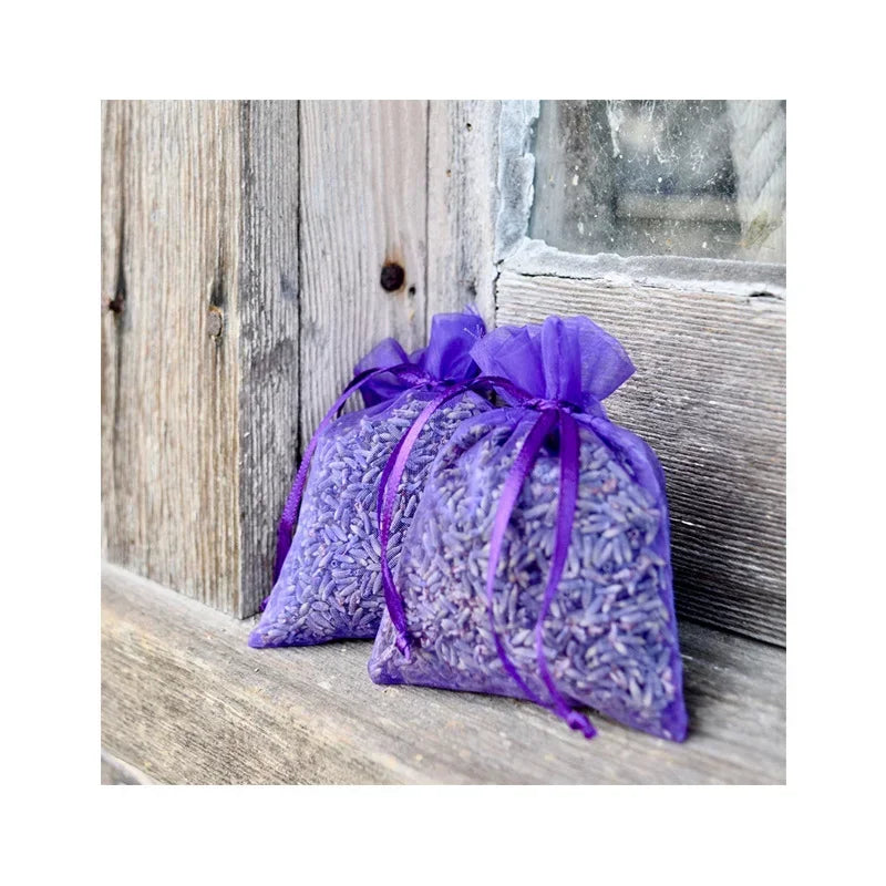 Natural Dried Lavender Sachets 10 Pc