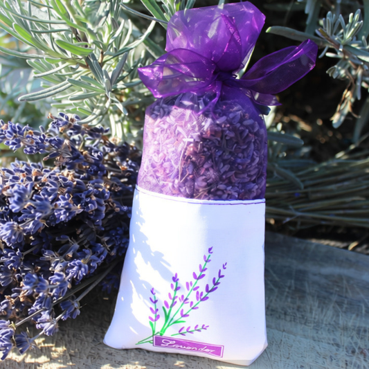 Hand-Dried Lavender Buds in Organza Bag | Farm Grown in Pennsylvania