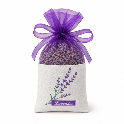 Hand-Dried Lavender Buds in Organza Bag | Farm Grown in Pennsylvania