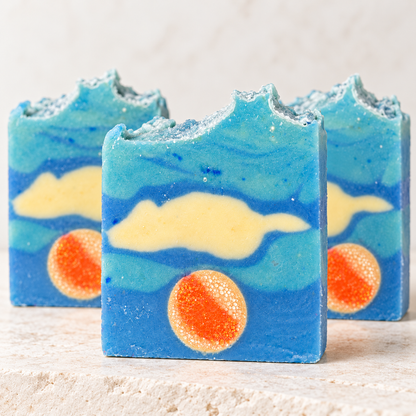 Sunset Dreams Tallow Soap | Fruity Floral Amber Artisan Soap