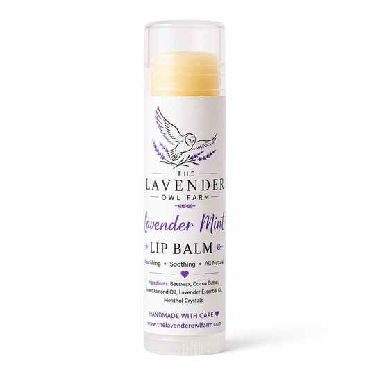 Lavender Mint Lip Balm | All Natural Beeswax Lip Balm