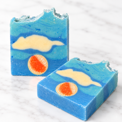 Sunset Dreams Tallow Soap | Fruity Floral Amber Artisan Soap
