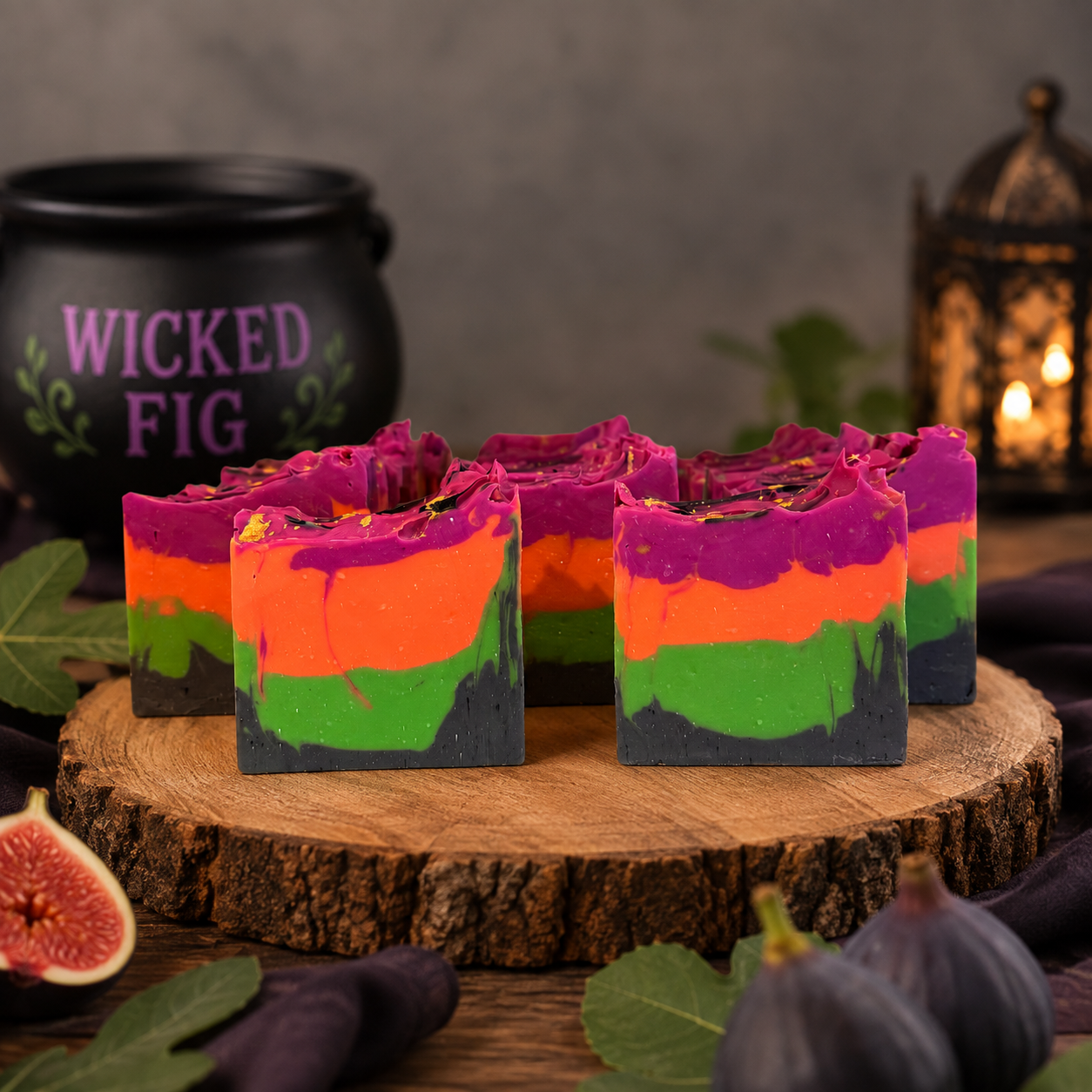 Wicked Fig Handmade Soap | Brown Sugar & Fig Artisan Soap | The Lavender Owl Farm