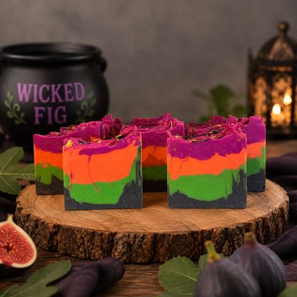 Wicked Fig Handmade Soap | Brown Sugar & Fig Artisan Soap | The Lavender Owl Farm