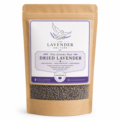 Culinary Grade Dried Lavender Buds | Vera Lavender Flowers | Hand Harvested