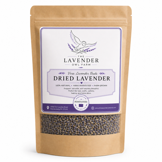 Culinary Grade Dried Lavender Buds | Vera Lavender Flowers | Hand Harvested