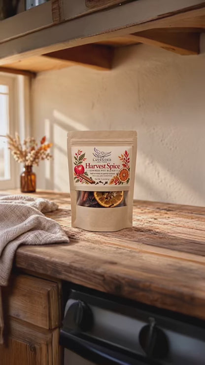 Harvest Spice Simmer Pot Blend – Natural Fall Home Fragrance | 5 oz